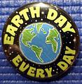 "Earth Day Every Day" Button