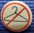 "No Coat Hanger Abortions" Button