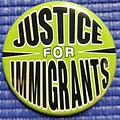 "Justice For Immigrants" Button