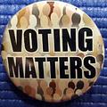 "Voting Matters" Button