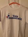 "Vote Democratic" T-Shirt - Size L