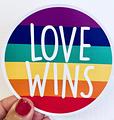 "Love Wins" Sticker