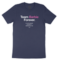Team Barbie navy cotton tee [35TN]