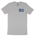 Seth Moulton small logo gray cotton T-shirt [E742]