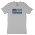 Seth Moulton big logo gray T-shirt [6OYL]