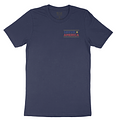 Serve America small logo navy cotton T-shirt [SAP9]