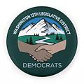 WA 12th LD Dems 2.25-inch button [WSSV]