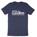 Navy Vote Clemons T-Shirt [LVT2]