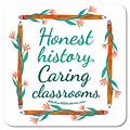 Honest History 4x4 vinyl sticker [3J89]