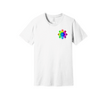 Rainbow Logo T-shirt, White [4I3A]