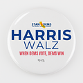 Harris Walz Button, 2.25-inch [29WV]