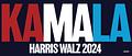 KAMALA Red, White, Blue Bumper Sticker