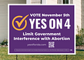 Yes on 4 Yard Sign **ADD ON**