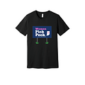 Women Pick Peck Tee Black cotton tee [HL6Z]