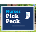 Nurses Pick Peck Yard Sign [MU1R]