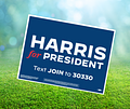 Harris Yard Sign