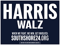 Harris-Walz South Shore Lawn Sign