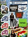Harris vinyl stickers