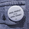 1" Good People Button
