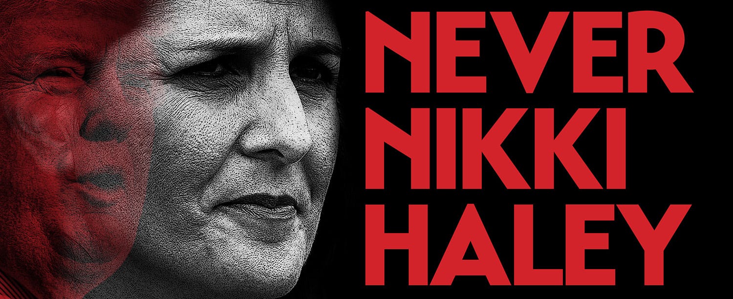 Never nikki Haley