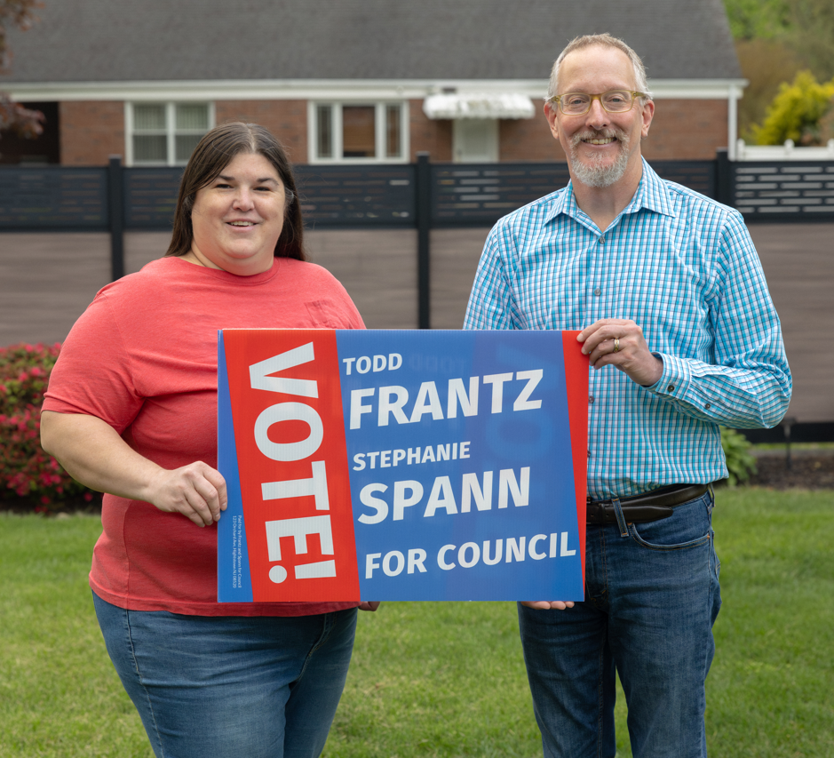 Todd Frantz and Stephanie Spann