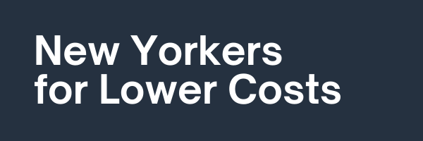New Yorkers for Lower Costs