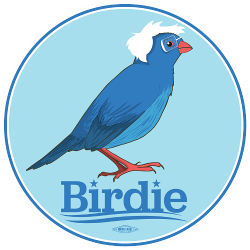 Birdie Sanders sticker