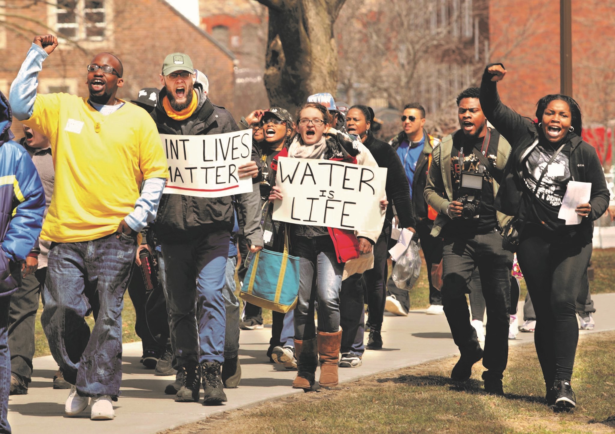 Flint water protectors