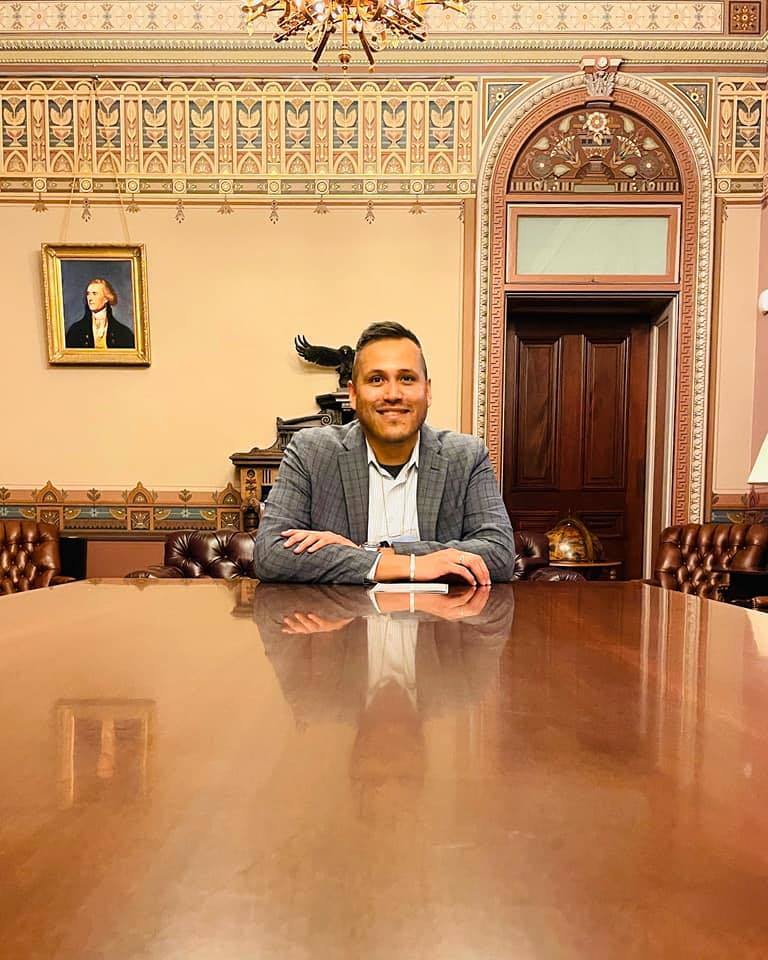 May be an image of 2 people and indoor