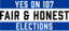 Image of Yes for Fair and Honest Elections